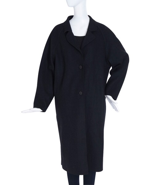 EMODA（エモダ）の「W wool solidコート（ジャケット/アウター・レディース・グレー/ブラック/ネイビー）」の7枚目の写真