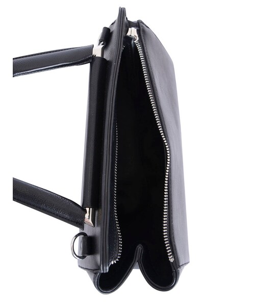 EMODA（エモダ）の「ICON HANDLE SINGLEバッグ（バッグ・レディース・グレー/ブラック・F）」の7枚目の写真