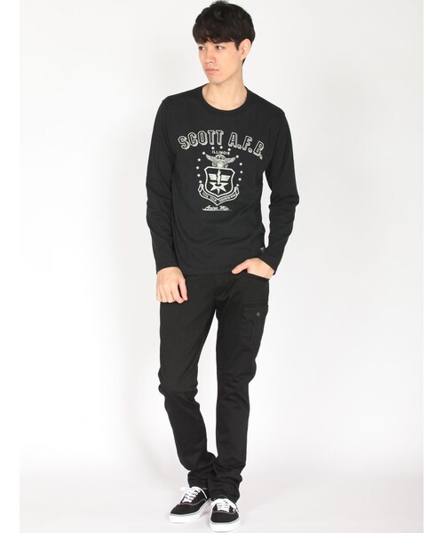 AVIREX(アヴィレックス)の「DS AVI OVERPOCKET PT(パンツ・メンズ・BLACK/B/GNDY/D/OLIVE・M/L/XL)」の2枚目の写真