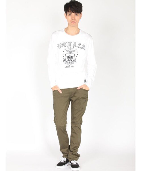 AVIREX(アヴィレックス)の「DS AVI OVERPOCKET PT(パンツ・メンズ・BLACK/B/GNDY/D/OLIVE・M/L/XL)」の4枚目の写真