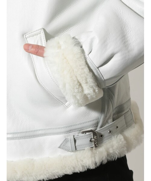 AVIREX（アヴィレックス）の「AVIREX×N.HOOLYWOOD B-3 WHITE SHEEPSKIN 