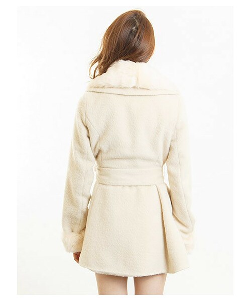 LIPSERVICE（リップサービス）の「ファー付フレアトレンチCT（）」 - WEAR