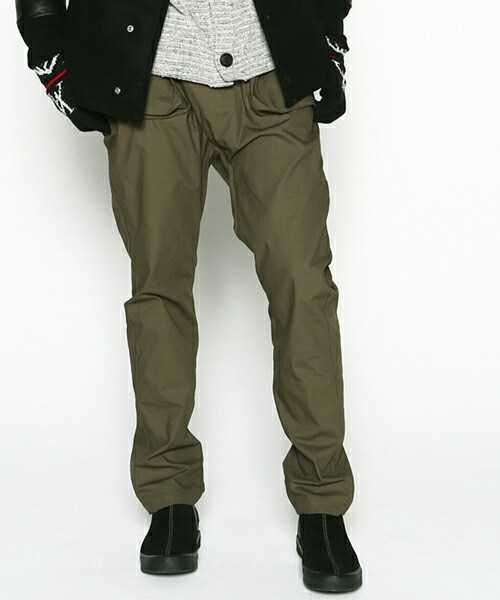 VIRGOwearworks（ヴァルゴウェアワークス）の「Distorted pocket pants サイドポケットオブリックパンツ（パンツ・メンズ・OLIVE/BLACK・2/3/4）」の13枚目の写真