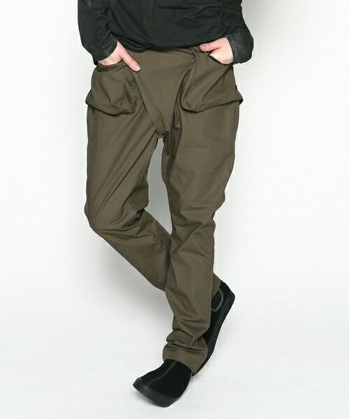 VIRGOwearworks（ヴァルゴウェアワークス）の「Distorted pocket pants サイドポケットオブリックパンツ（パンツ・メンズ・OLIVE/BLACK・2/3/4）」の15枚目の写真