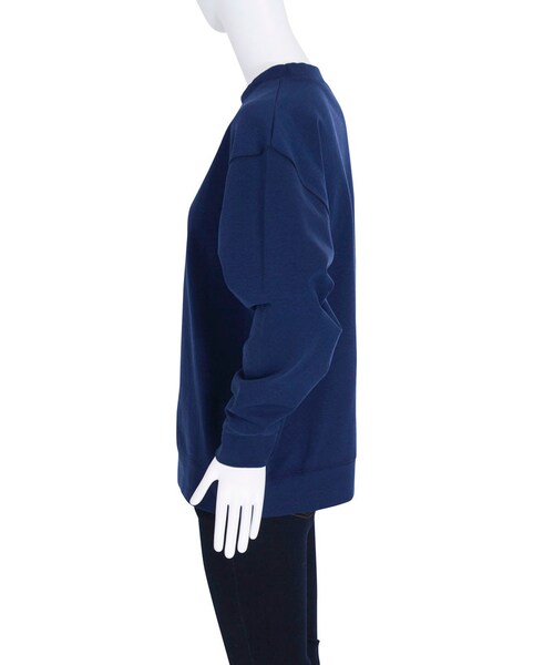 EMODA（エモダ）の「smorky color バルキートレーナー（トップス・レディース・ホワイト/ブラック/ネイビー・F）」の6枚目の写真