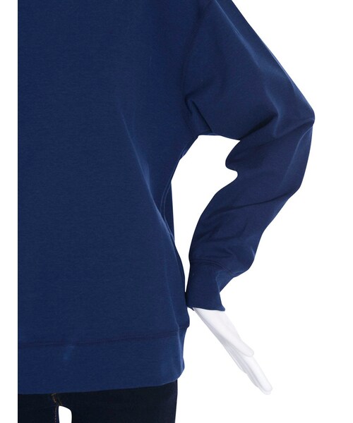 EMODA（エモダ）の「smorky color バルキートレーナー（トップス・レディース・ホワイト/ブラック/ネイビー・F）」の10枚目の写真