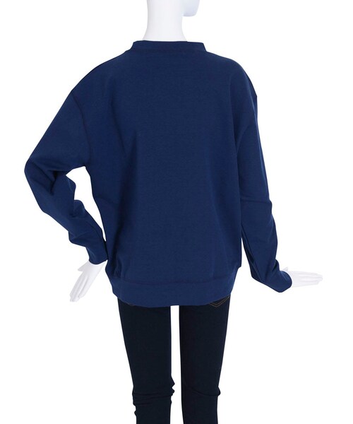 EMODA（エモダ）の「smorky color バルキートレーナー（トップス・レディース・ホワイト/ブラック/ネイビー・F）」の7枚目の写真