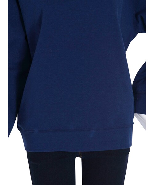 EMODA（エモダ）の「smorky color バルキートレーナー（トップス・レディース・ホワイト/ブラック/ネイビー・F）」の9枚目の写真