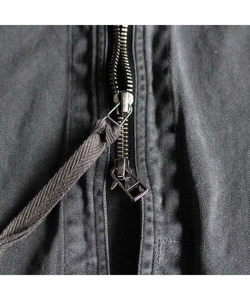 niche.（ニッチ）の「8279 Zip Shirts JK-Twill（ジャケット/アウター・Charcoal・M/L）」の3枚目の写真