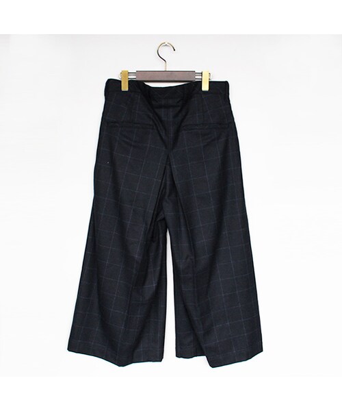 SASQUATCHfabrix.(サスクワァッチファブリックス)の「HAKAMA Pants(パンツ・Navy Check・S/M)」の2枚目の写真