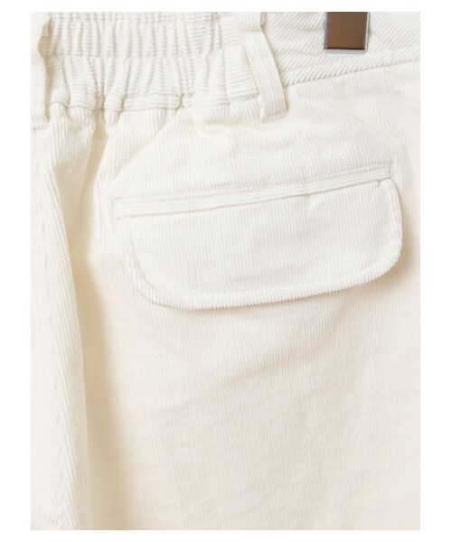 earth music&ecology（アースミュージックアンドエコロジー）の「コーデュロイロングパンツ（パンツ・アイボリー/キャメル/ネイビー・M/L）」の8枚目の写真