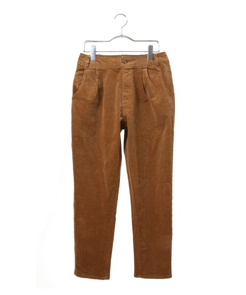 earth music&ecology（アースミュージックアンドエコロジー）の「コーデュロイロングパンツ（パンツ・アイボリー/キャメル/ネイビー・M/L）」の2枚目の写真