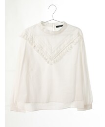 Green　Parks | W タッセル付ハイネックブラウス(トップス)