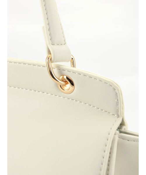 31 Sons de mode（トランテアン　ソン　ドゥ　モード）の「Ｂｏｎｊｏｕｒバッグ（バッグ・レディース・キャメル/ブラック/オフホワイト・フリー）」の6枚目の写真