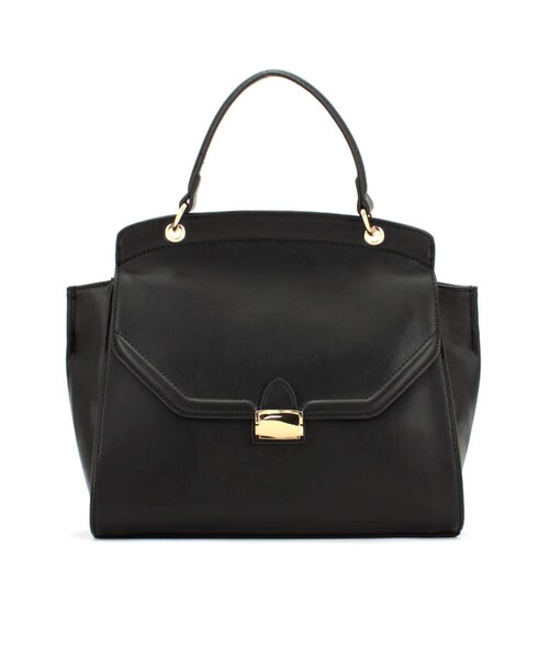 31 Sons de mode（トランテアン　ソン　ドゥ　モード）の「Ｂｏｎｊｏｕｒバッグ（バッグ・レディース・キャメル/ブラック/オフホワイト・フリー）」の3枚目の写真