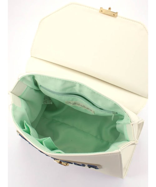 31 Sons de mode（トランテアン　ソン　ドゥ　モード）の「Ｂｏｎｊｏｕｒバッグ（バッグ・レディース・キャメル/ブラック/オフホワイト・フリー）」の8枚目の写真