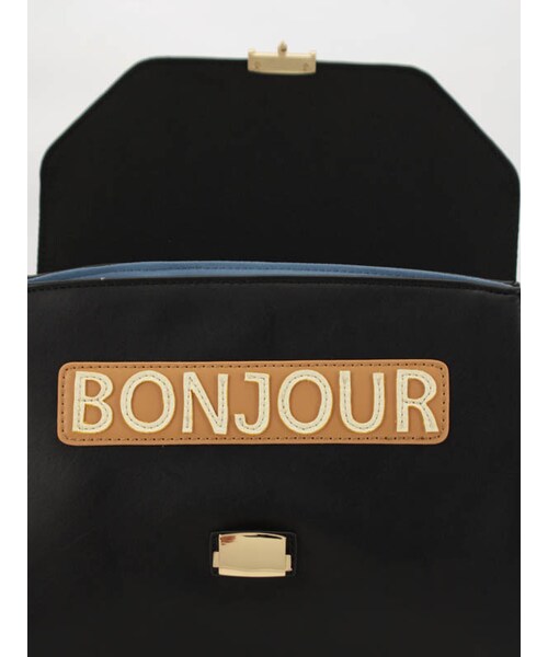 31 Sons de mode（トランテアン　ソン　ドゥ　モード）の「Ｂｏｎｊｏｕｒバッグ（バッグ・レディース・キャメル/ブラック/オフホワイト・フリー）」の12枚目の写真