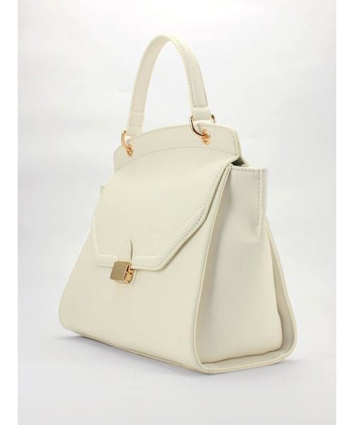 31 Sons de mode（トランテアン　ソン　ドゥ　モード）の「Ｂｏｎｊｏｕｒバッグ（バッグ・レディース・キャメル/ブラック/オフホワイト・フリー）」の4枚目の写真