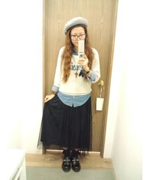 RAY CASSIN | ロゴ入りﾄﾞﾙﾏﾝﾆｯﾄﾌﾟﾙ(ニット/セーター)