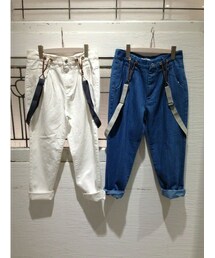 mystic | サス付きタックパンツ(デニムパンツ)