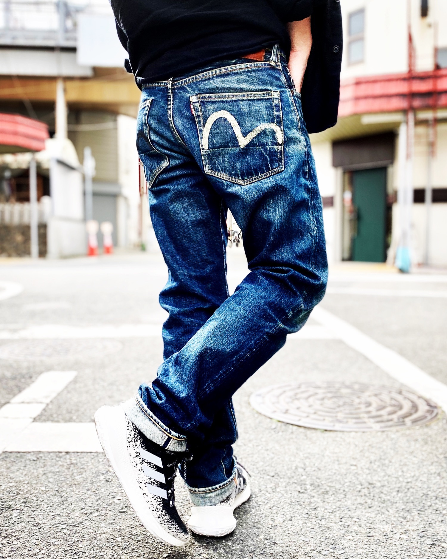 KEITA(ΦωΦ)｜Evisu Jeansのデニムパンツを使ったコーディネート ...