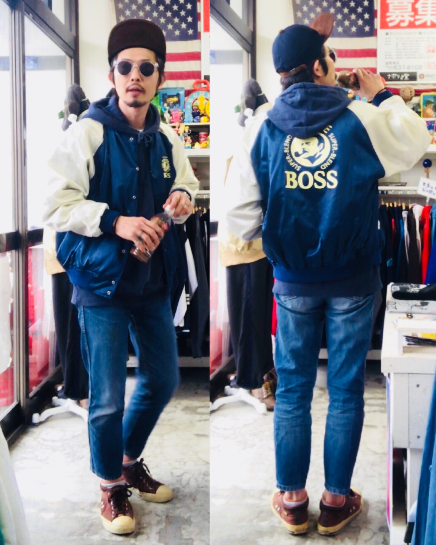 BOSSジャン　ボスジャン　スタジャン 非売品 入手困難 サントリー ボスジャン BOSSジャン スタジャン