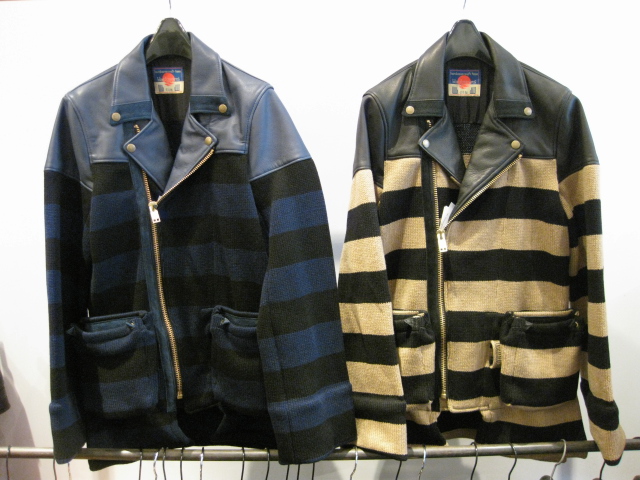 blackmeans “Knit Riders“ ライダースジャケット