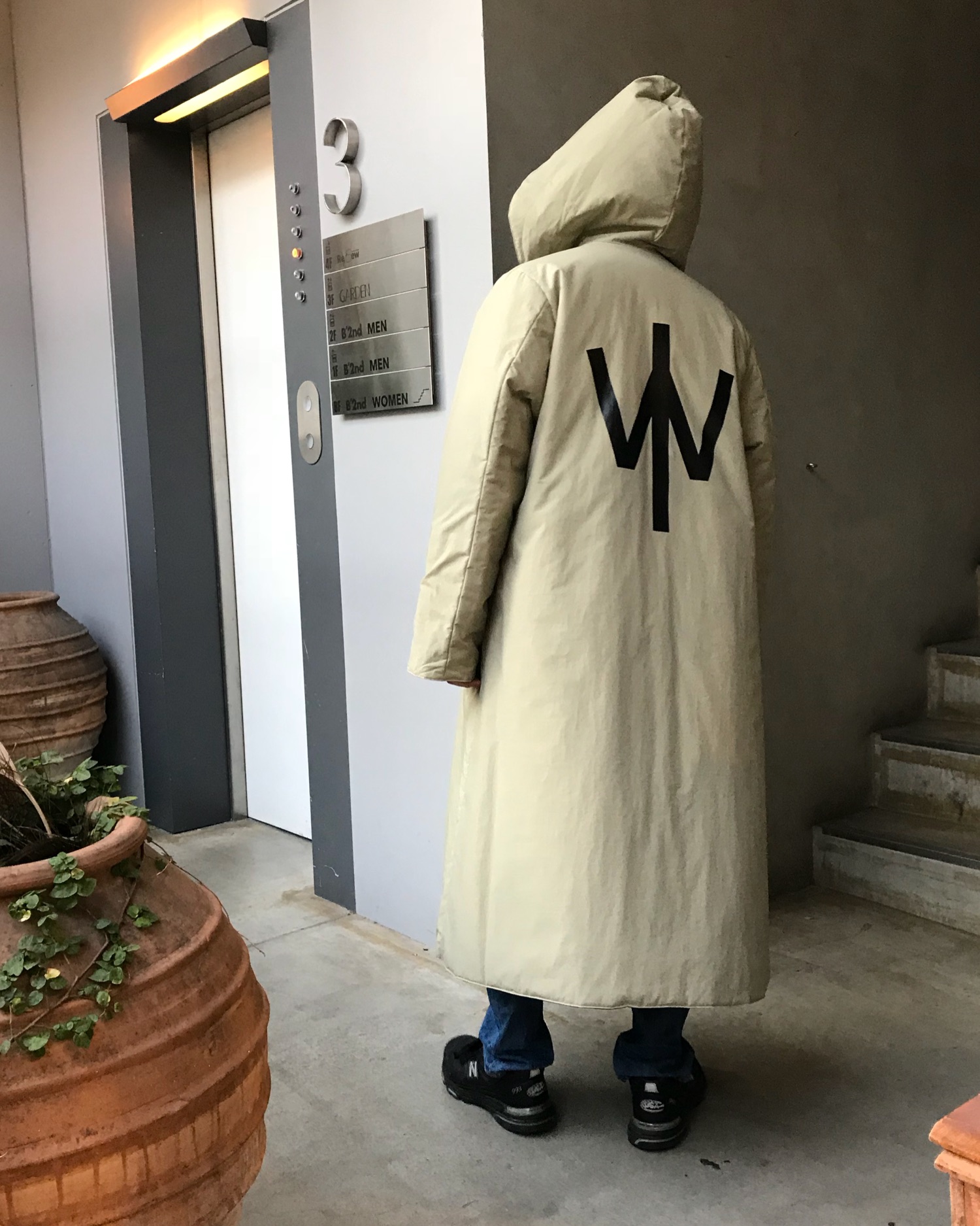 whowhat フーワット HOODED REVERSIBLE COAT-