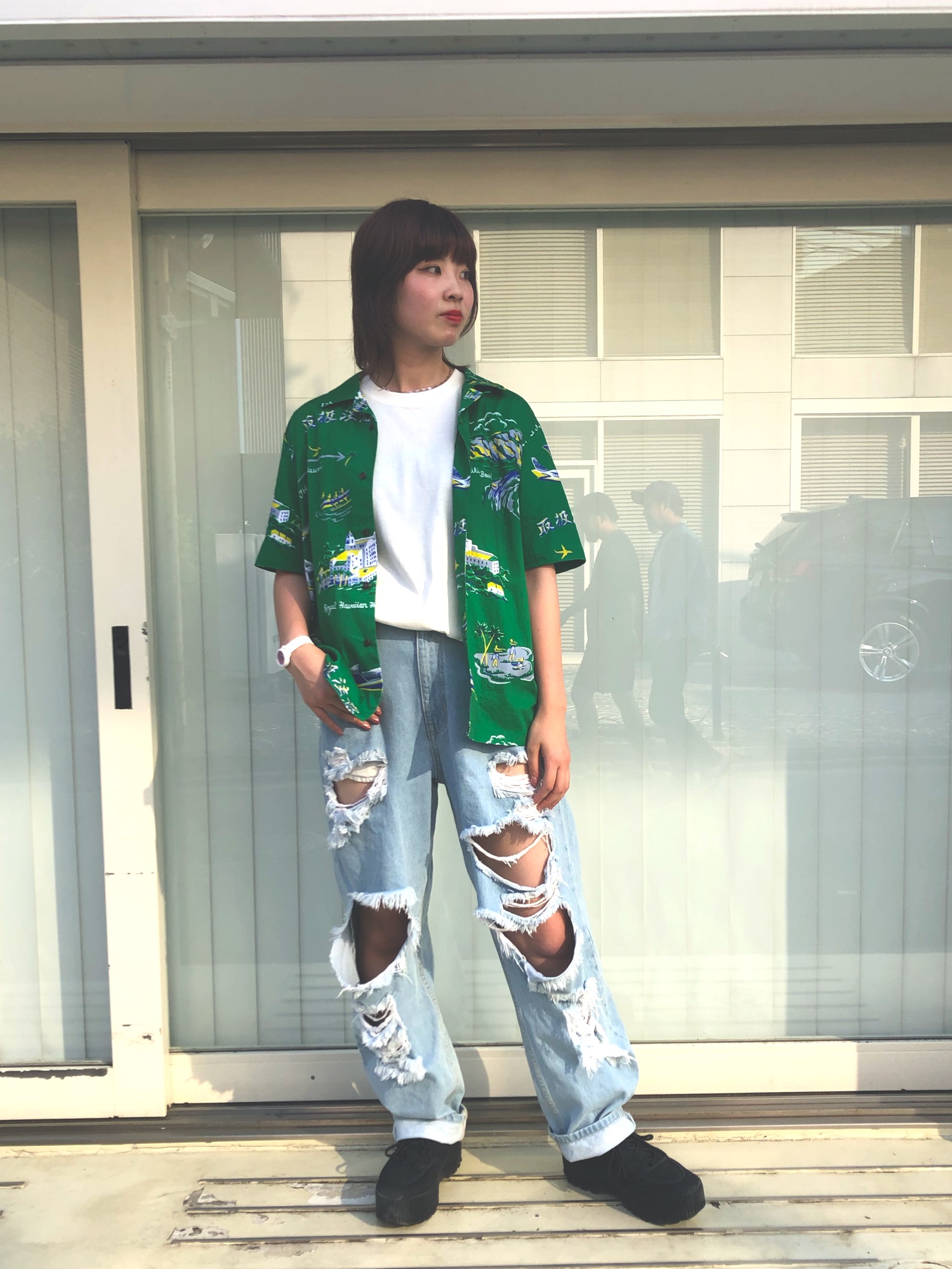 BLACKEYEPATCH×HAYN/ブラックアイパッチ×ハイアン/ALOHA S/S/アロハ 