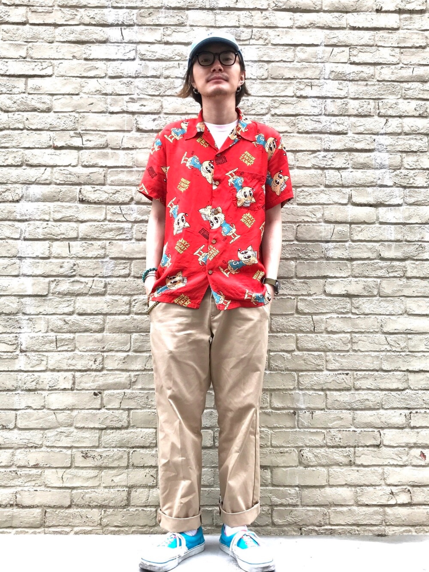 ヒステリックグラマーJOEY'S AFFAIR総柄アロハハーフパンツM