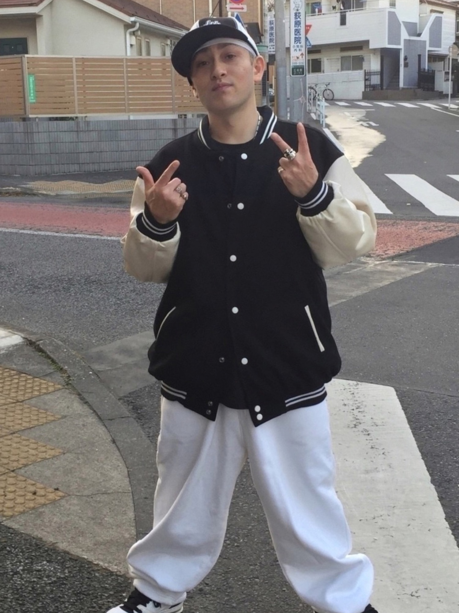 龍一 (The Loveless)®︎｜Doubleのスタジャンを使ったコーディネート