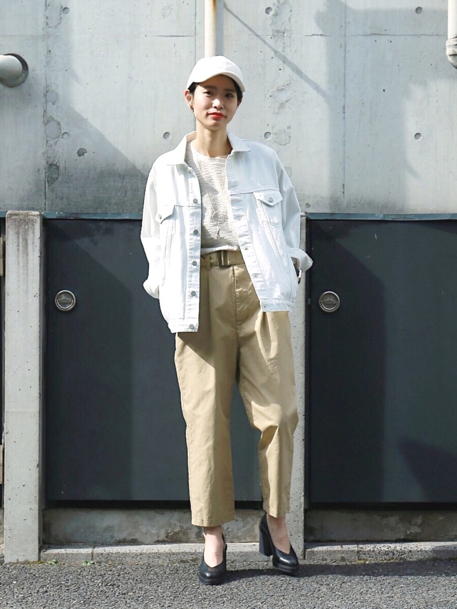 FIL DE FER（フィルデフェール）の「12ozホワイトブリーチデニム