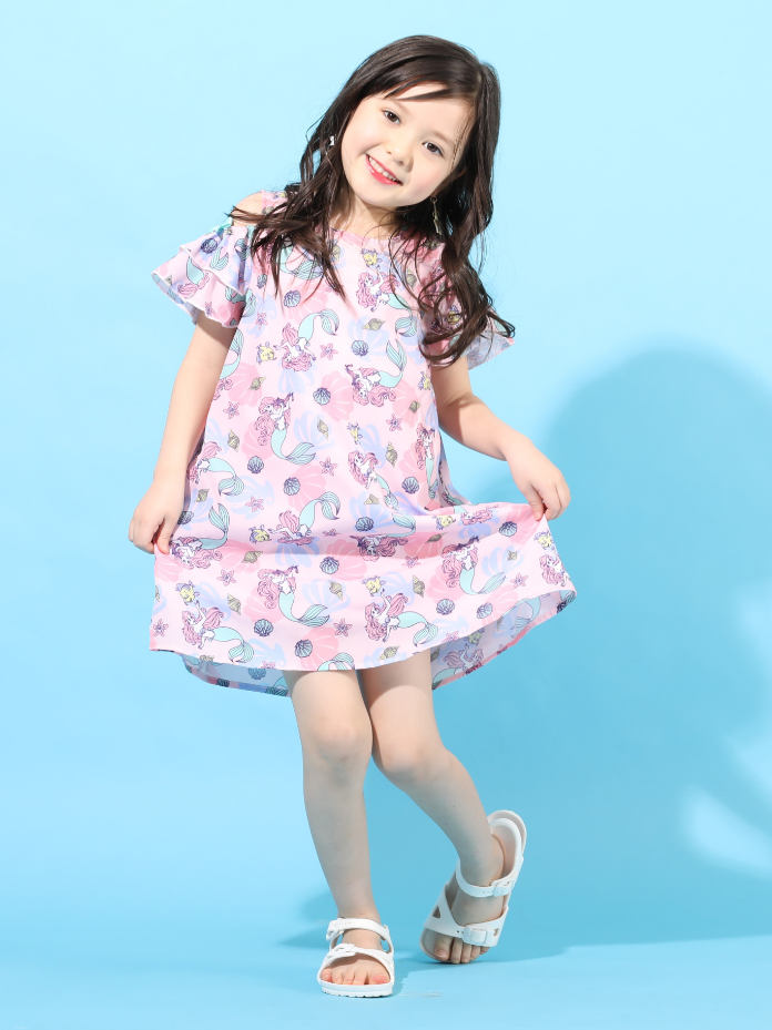 Disney（ディズニー）の「ディズニー プリンセス総柄シフォン 