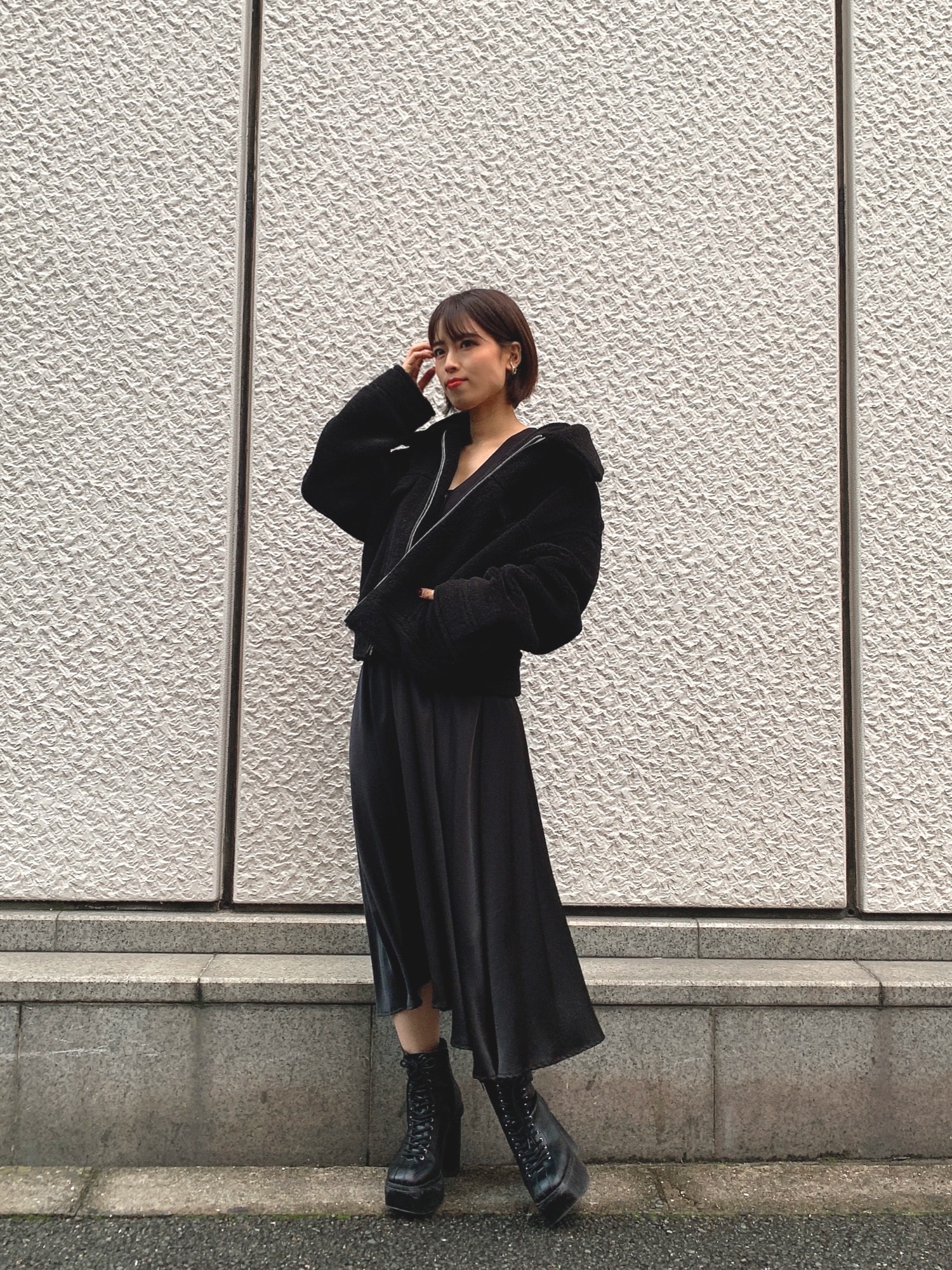 ENVYM（アンビー）の「フェイクファーショートJK（その他