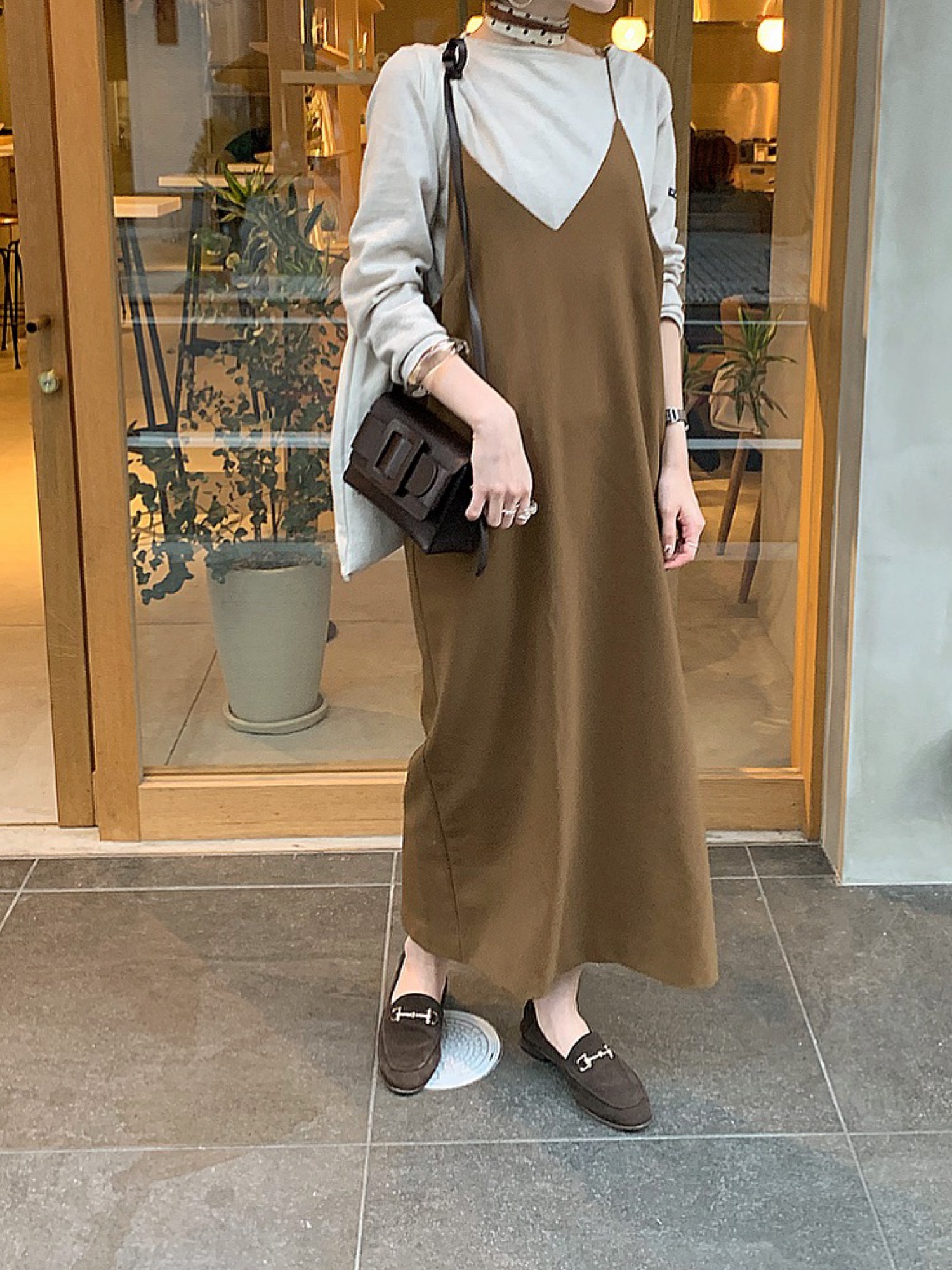 maison IENA メイソンイエナ ツイードキャミワンピース maison IENA  