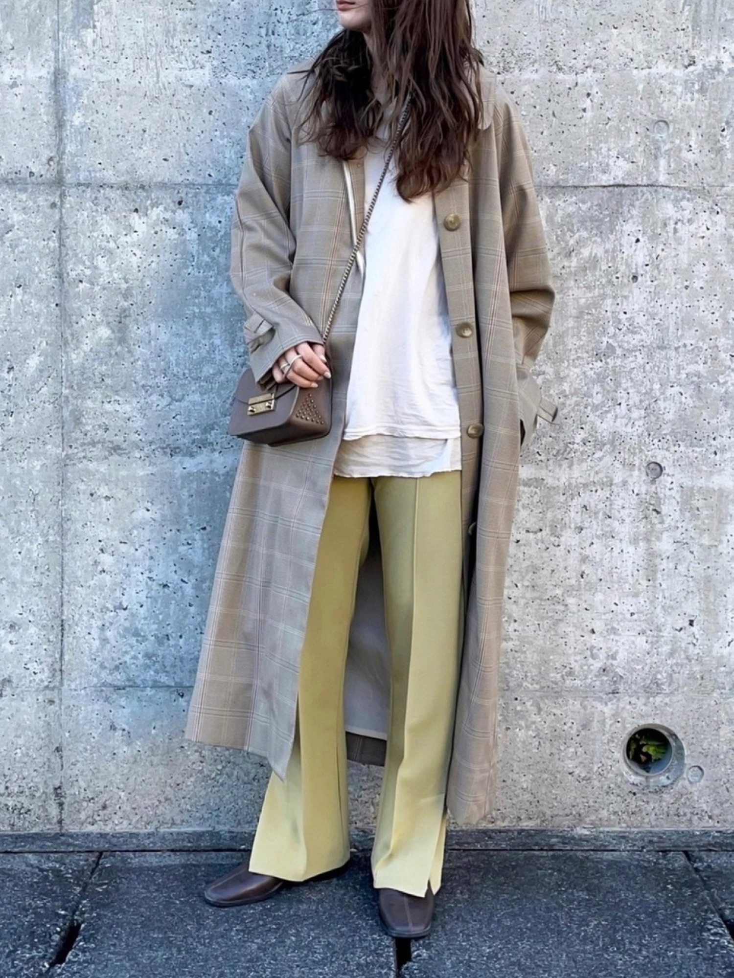 ruuuuu ⭐︎Twill Soutiencollar Coat TODAYFUL（トゥデイフル）の「ステンカラーツイルコート