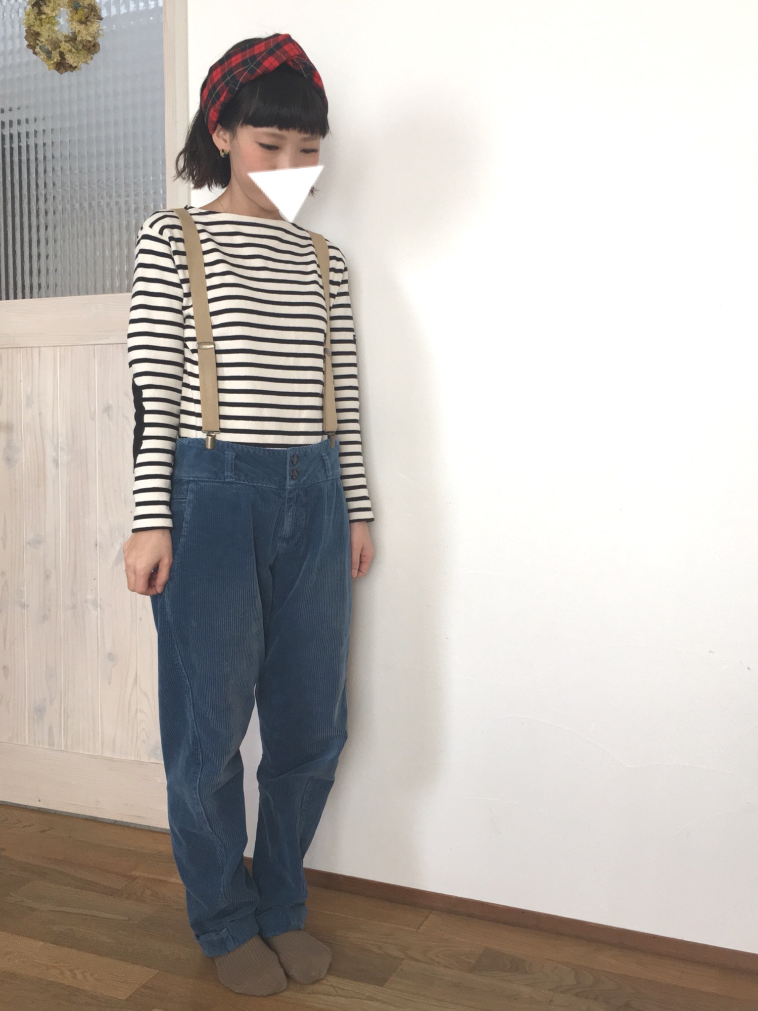 bulle de savon（ビュルデサボン）の「カシミヤ混メルトン セーラー