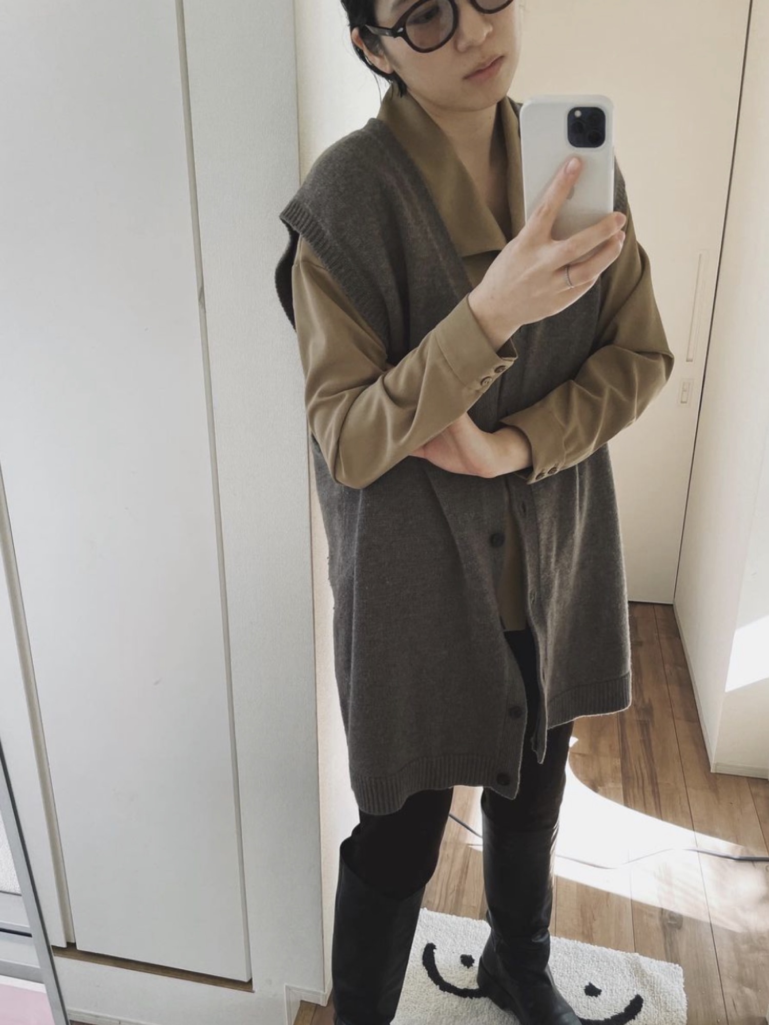 近年モデル　RIM.ARK　（38）　Collar loose wide シャツ RIM.ARK（リムアーク）の「Collar loose wide SH（シャツ/ブラウス