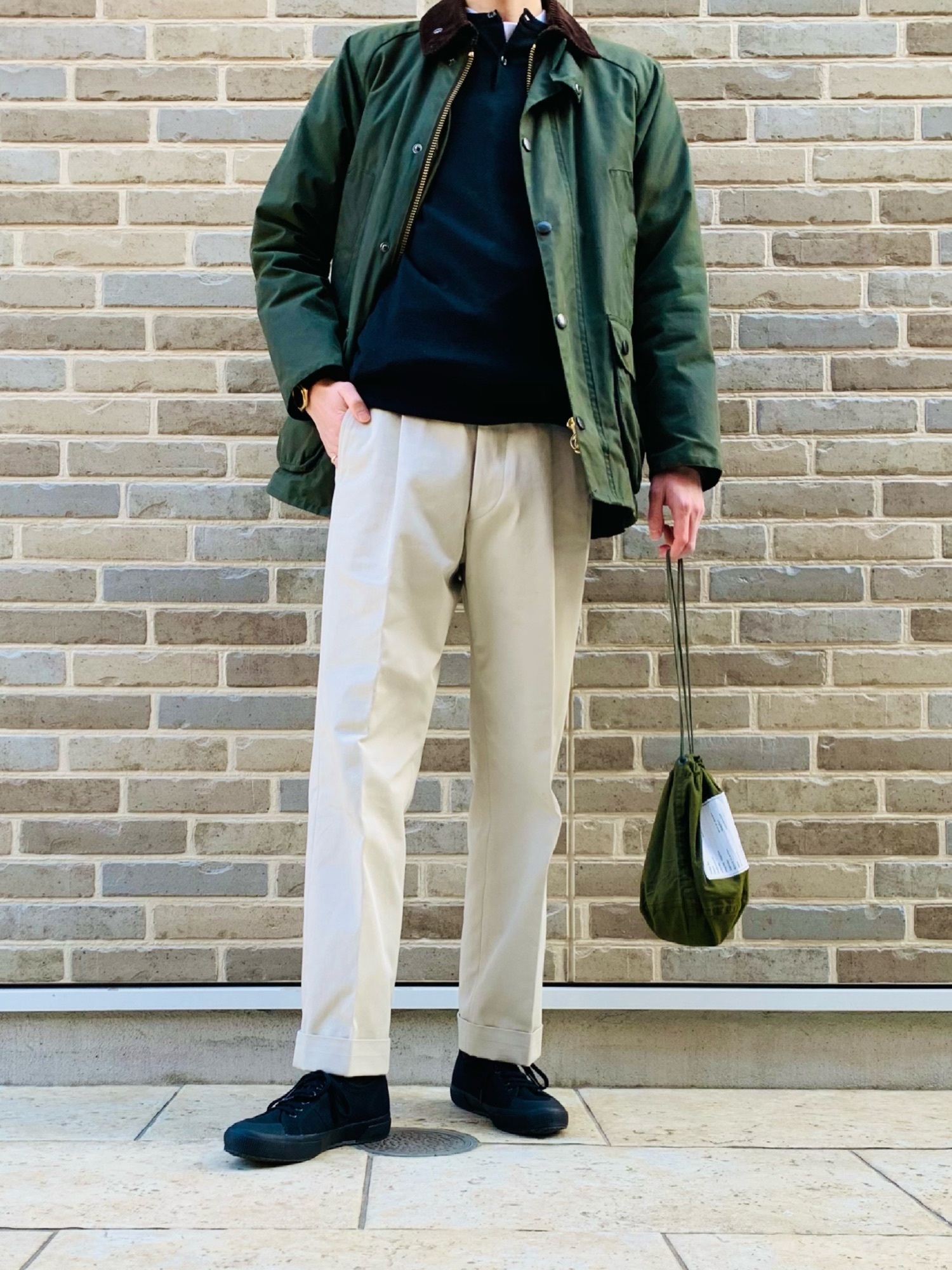 Barbour (バブアー) / BEDALE SL ビデイルスリムフィットを使った人気 