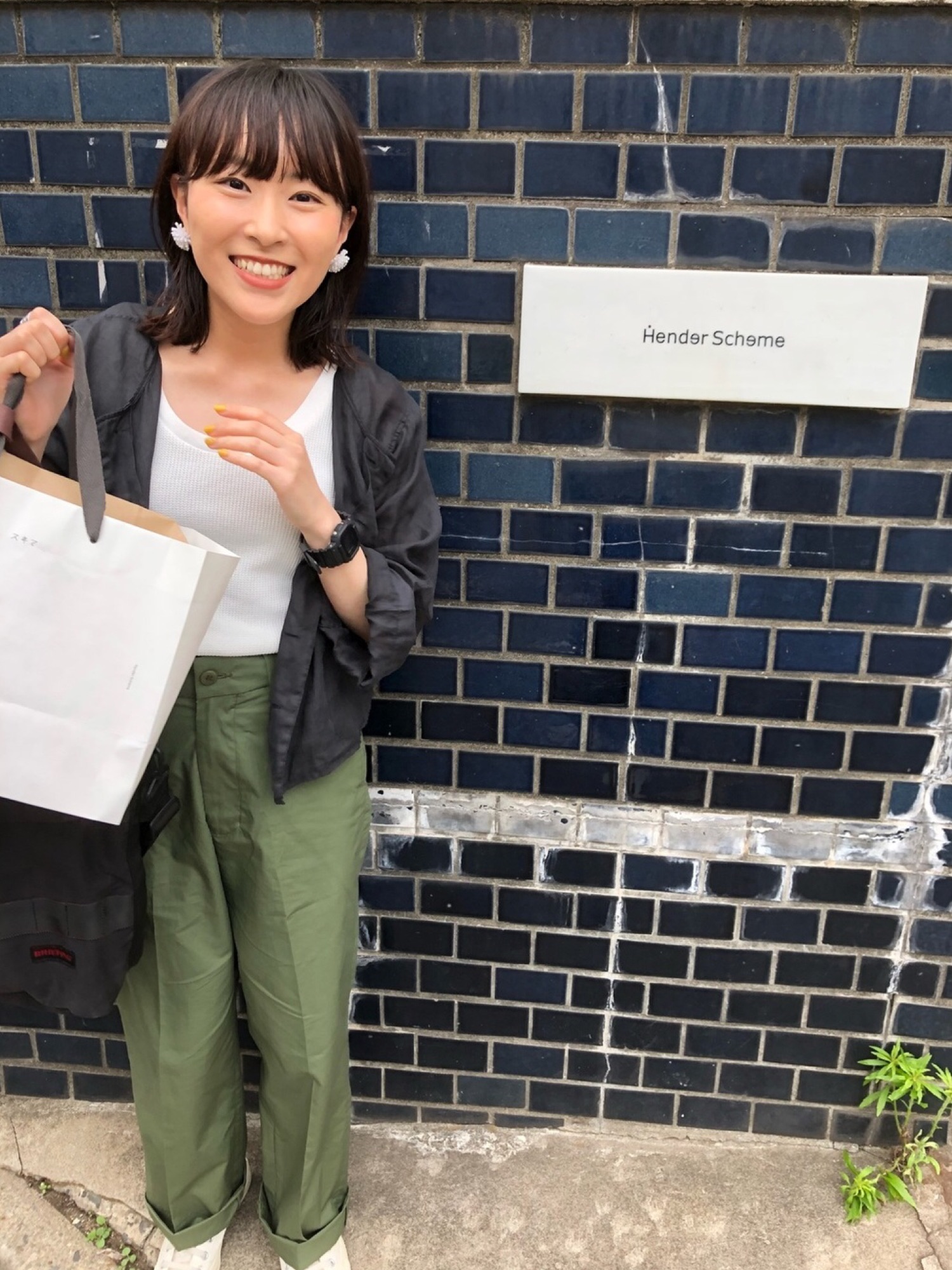 MACPHEE（マカフィー）の「ラミー クルーネックバックボタンブラウス 