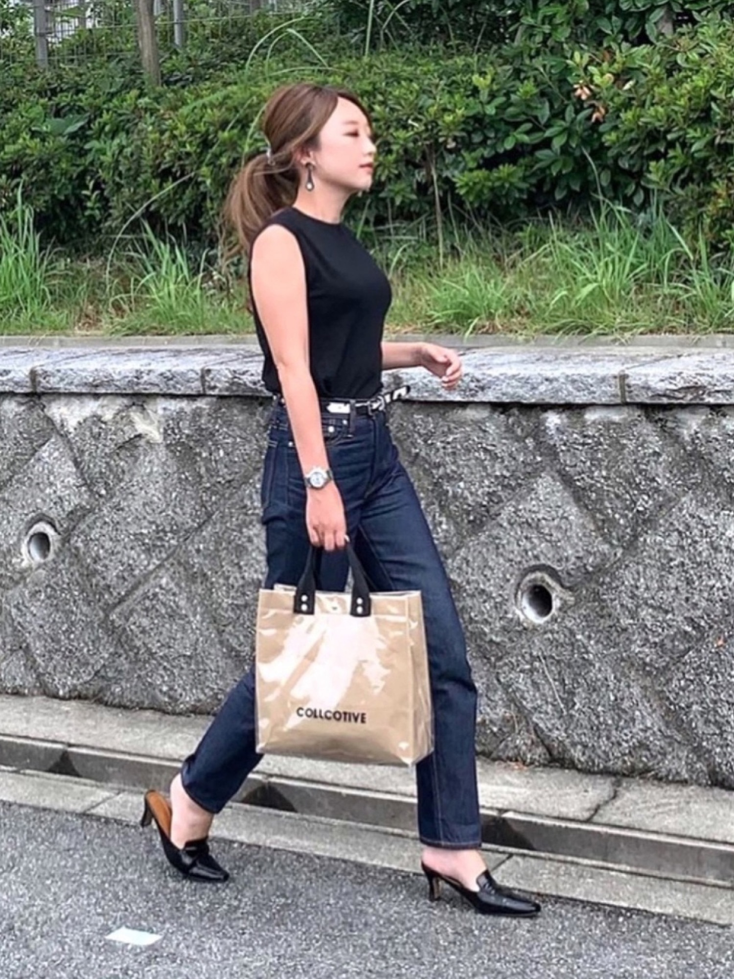 Mila Owen（ミラオーウェン）の「シルク混ハイゲージ