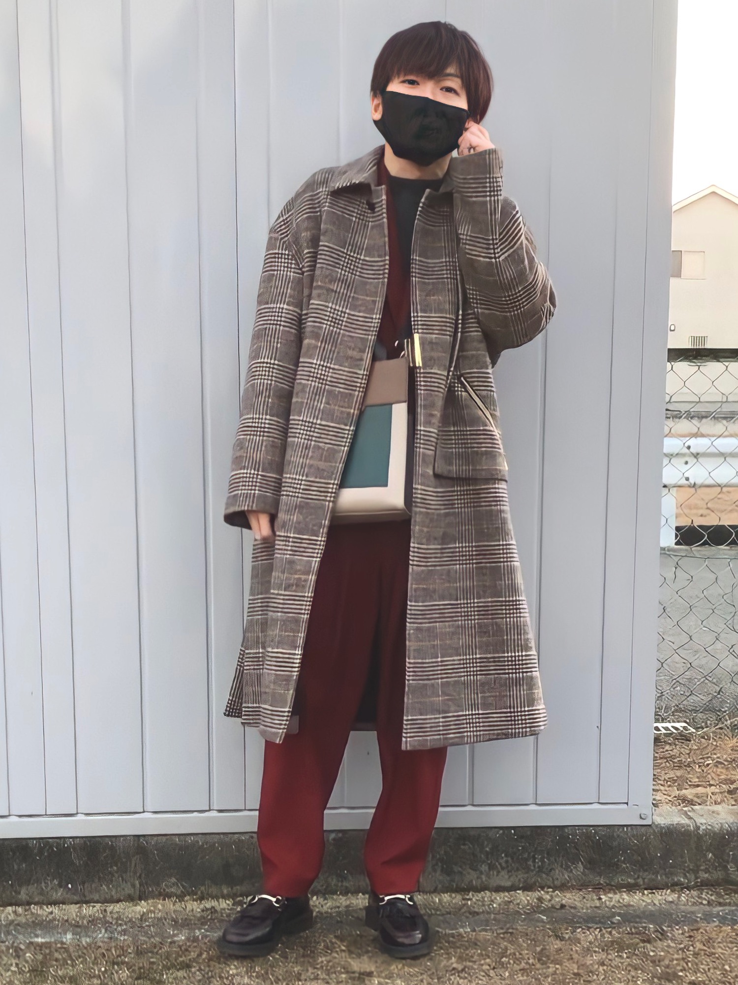 CULLNI（クルニ）の「2019秋冬 グレンチェックステンカラーコート