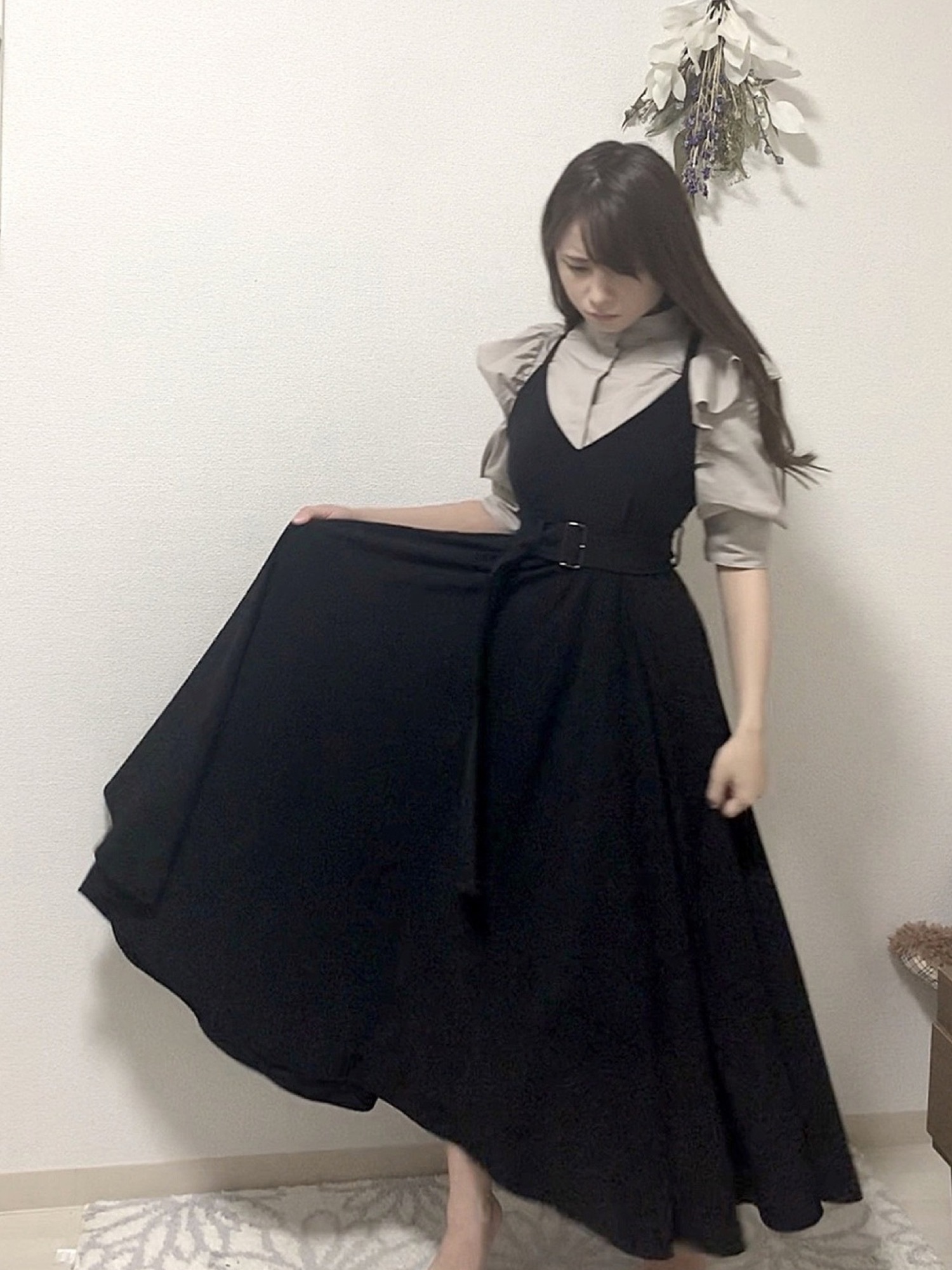 moe　SNIDEL  Sustainaフリルスタンドカラーブラウス SNIDEL - 【正規品】snidel Sustainaフリルスタンドカラーブラウス