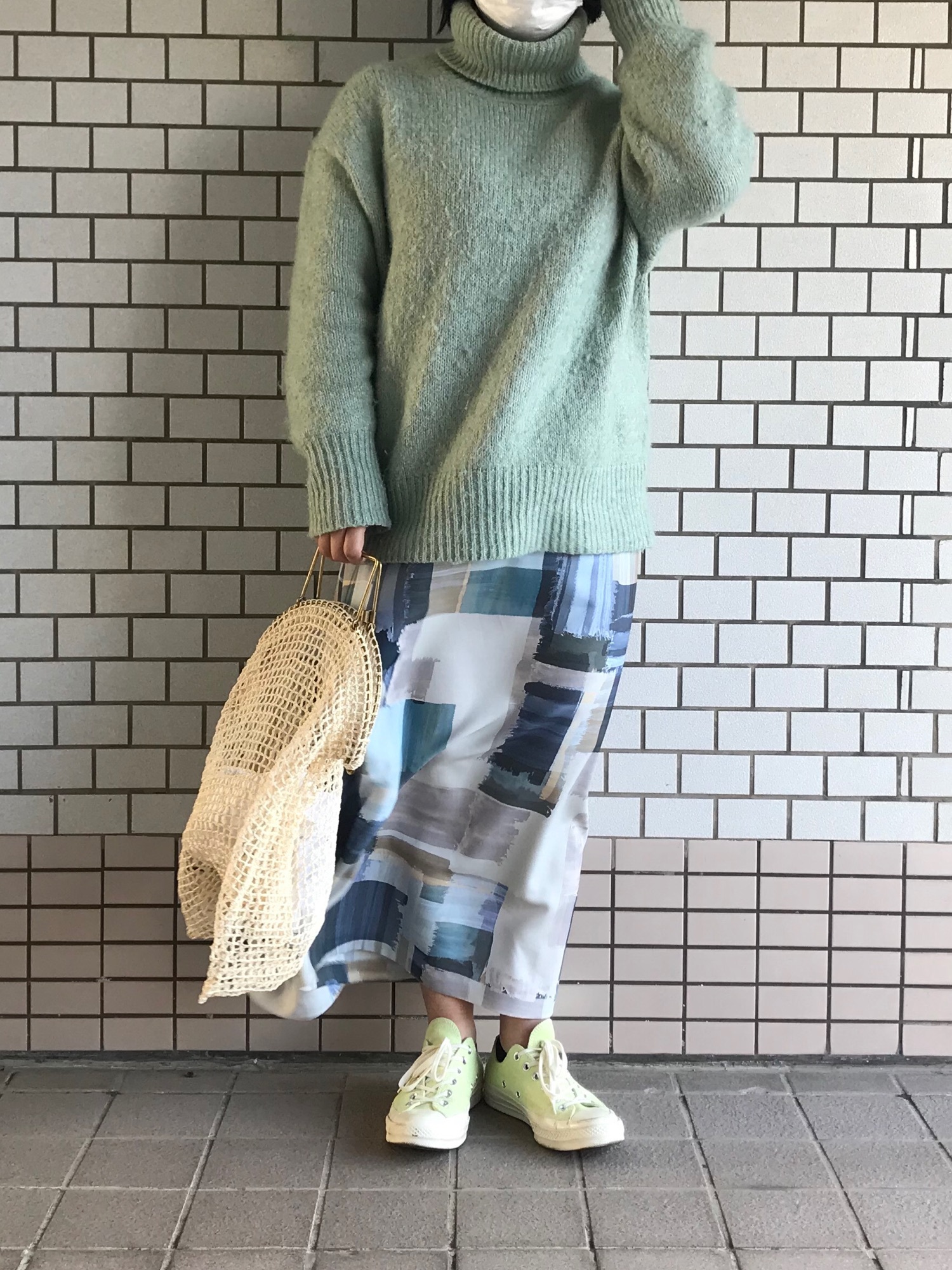 RIM.ARK（リムアーク）の「Color field painting SK（スカート）」 - WEAR