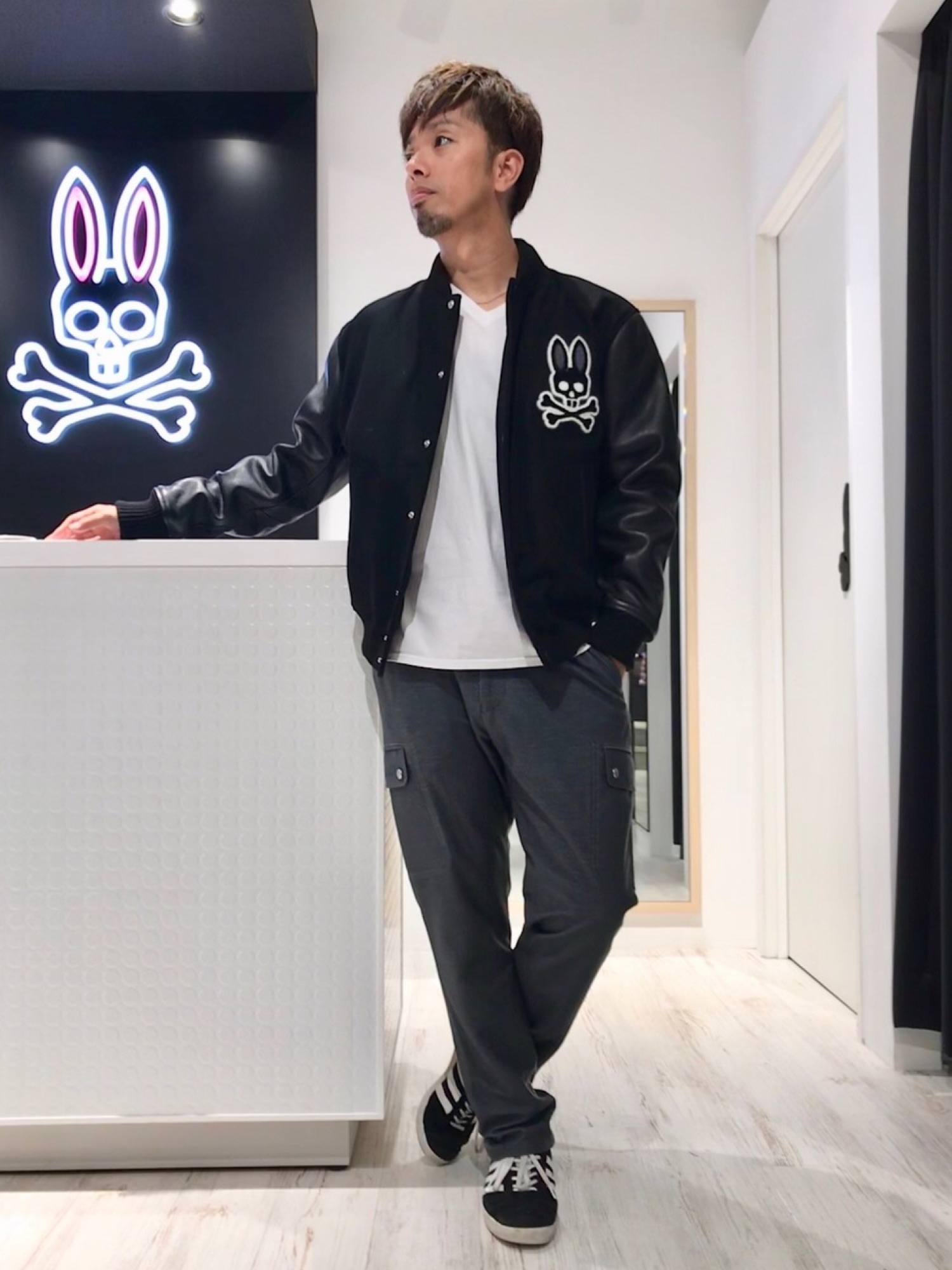 yosuke(Psycho Bunny渋谷店)｜Psycho Bunnyのブルゾンを使った 