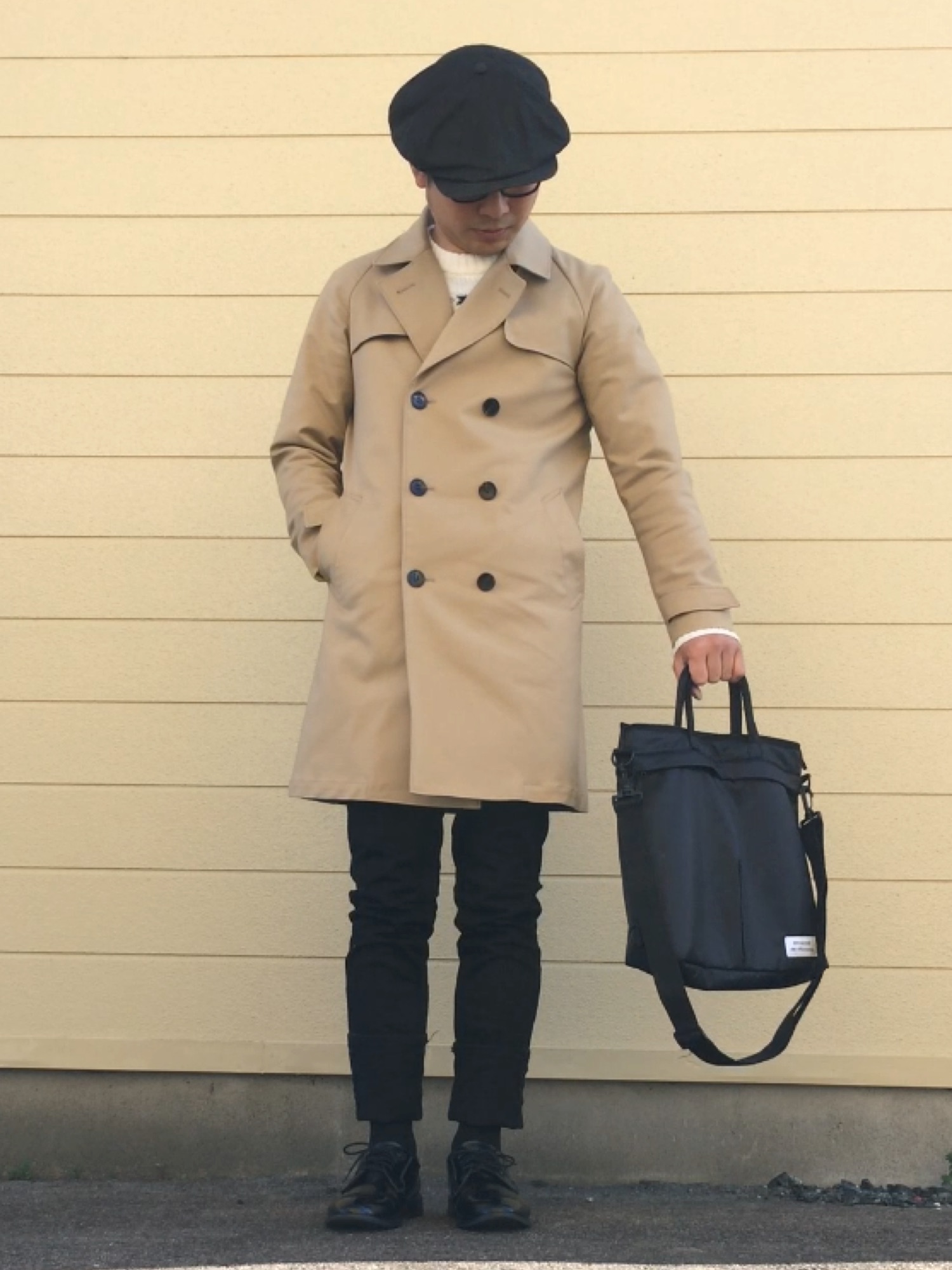 STUDIOUS コットンナイロンダブルクロストレンチコート STUDIOUS（ステュディオス）の「STUDIOUS コットンナイロンダブル
