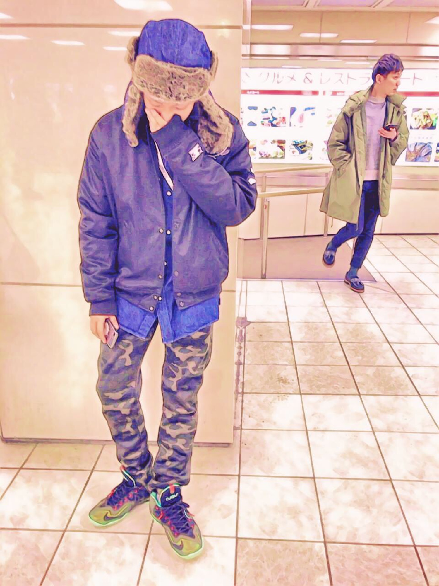 d'zzit ディジット 今期 スタジャン アウター tweedhoodie 1.jpg