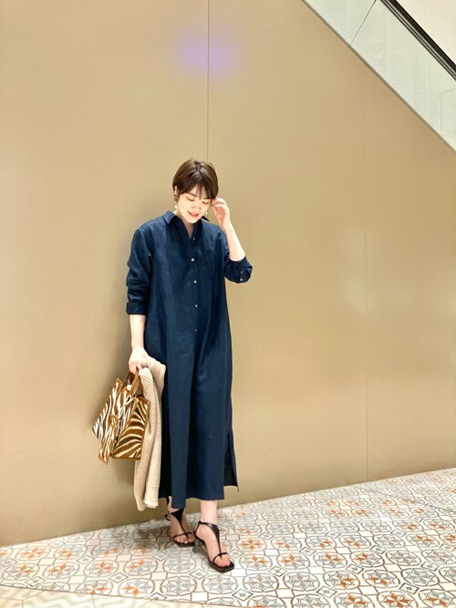 極美品✨️ 22SS ウィムガゼット リネンシャツワンピース サンド
