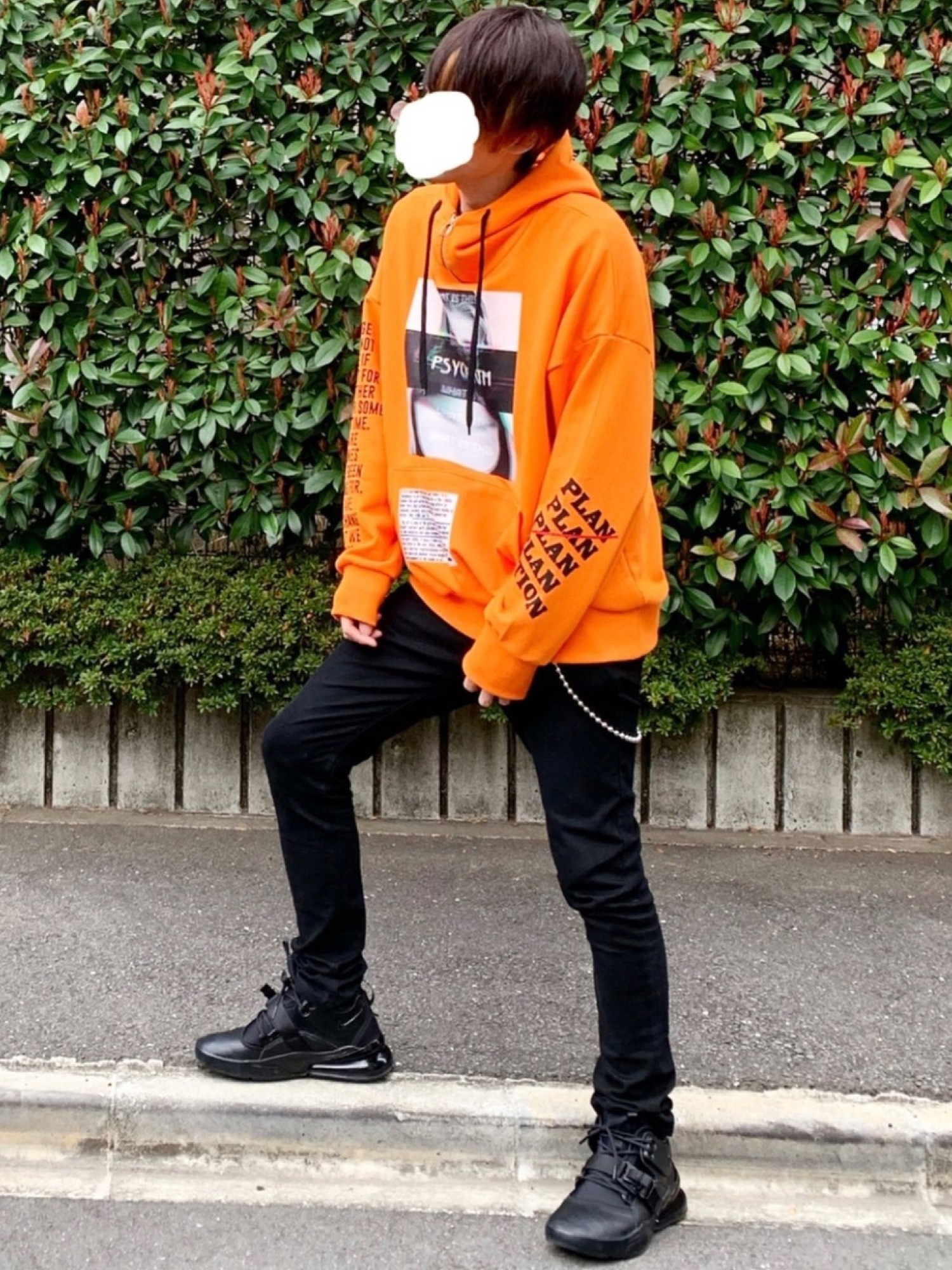 FUGA（フーガ）の「ハーフジッププリントプルオーバーパーカー