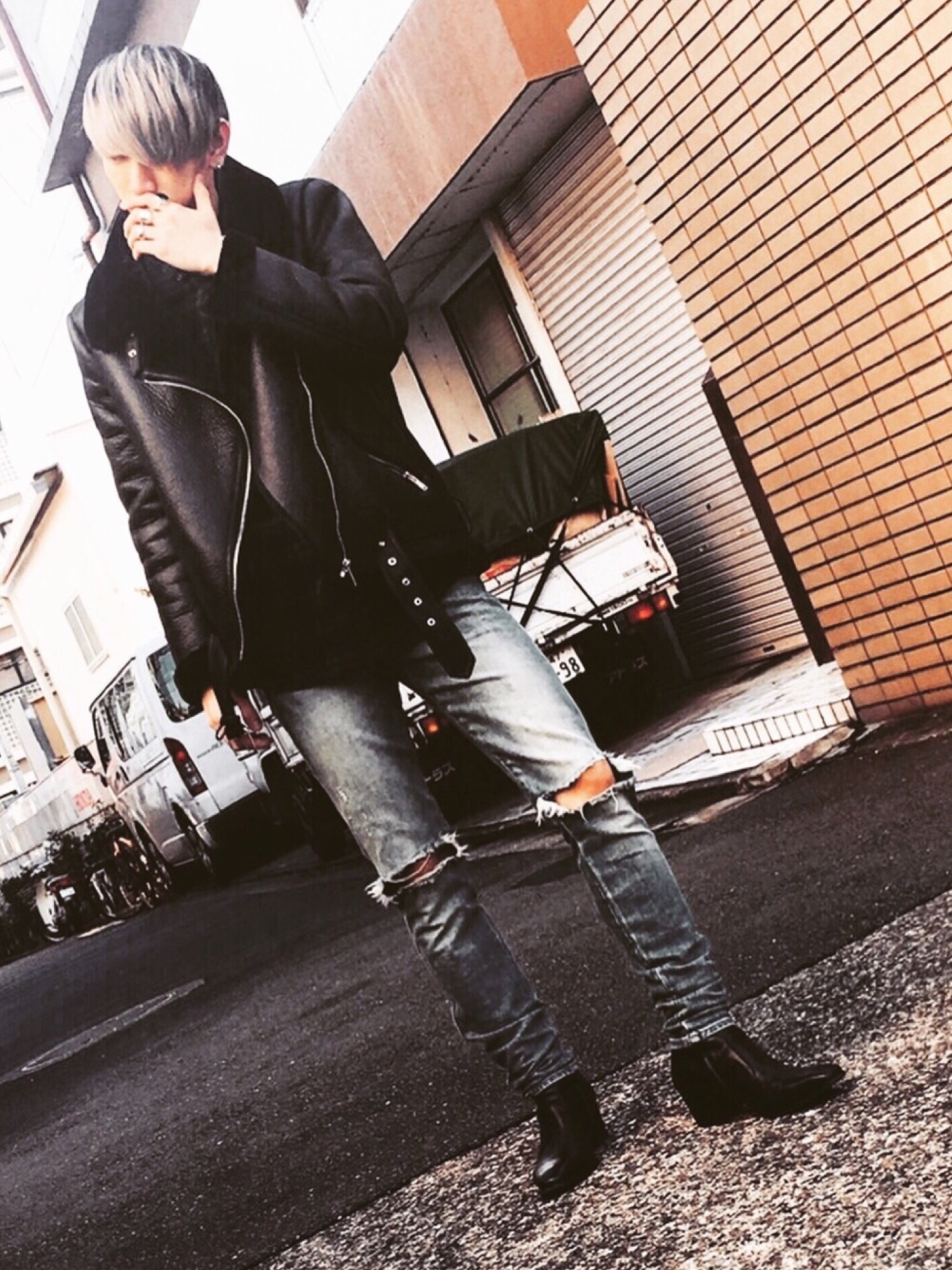 LITHIUM HOMME（リチウム オム）の「SIDE-ZIP HEEL BOOTS（ブーツ 